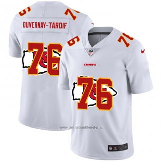 Camiseta NFL Limited Kansas City Chiefs Duvernay-Tardif Logo Dual Overlap Blanco