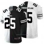Camiseta NFL Limited Kansas City Chiefs Edwards-Helaire White Black Split