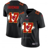 Camiseta NFL Limited Kansas City Chiefs Hardman Logo Dual Overlap Negro
