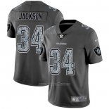 Camiseta NFL Limited Las Vegas Raiders Jackson Static Fashion Gris