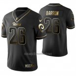 Camiseta NFL Limited Los Angeles Rams Mark Barron Golden Edition Negro