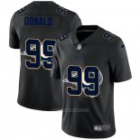 Camiseta NFL Limited Los Angeles Rams Donald Logo Dual Overlap Negro