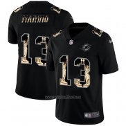 Camiseta NFL Limited Miami Dolphins Marino Statue of Liberty Fashion Negro