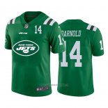 Camiseta NFL Limited New York Jets Darnold Big Logo Number Verde