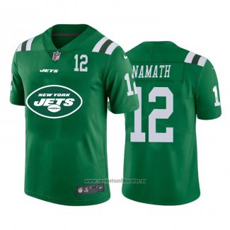 Camiseta NFL Limited New York Jets Namath Big Logo Number Verde
