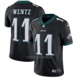 Camiseta NFL Limited Nino Philadelphia Eagles 11 Wentz Negro