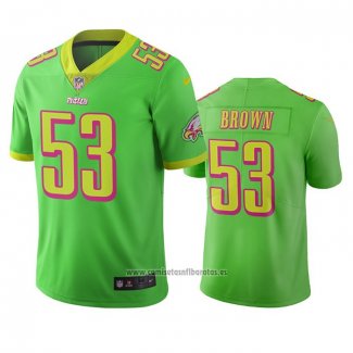 Camiseta NFL Limited Philadelphia Eagles Jatavis Brown Ciudad Edition Verde