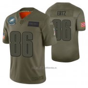 Camiseta NFL Limited Philadelphia Eagles Zach Ertz 2019 Salute To Service Verde