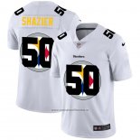 Camiseta NFL Limited Pittsburgh Steelers Shazier Logo Dual Overlap Blanco