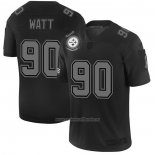 Camiseta NFL Limited Pittsburgh Steelers Watt 2019 Salute To Service Negro