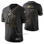 Camiseta NFL Limited San Diego Chargers Uchenna Nwosu Golden Edition Negro