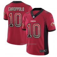 Camiseta NFL Limited San Francisco 49ers Garoppolo Rush Drift Fashion Rojo