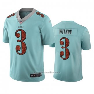 Camiseta NFL Limited Seattle Seahawks Russell Wilson Ciudad Edition Azul