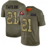 Camiseta NFL Limited Washington Commanders Taylor 2019 Salute To Service Verde