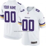 Camiseta NFL Minnesota Vikings Personalizada Blanco