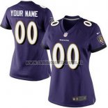 Camiseta NFL Mujer Baltimore Ravens Personalizada Violeta