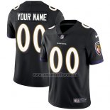Camiseta NFL Nino Baltimore Ravens Personalizada Negro