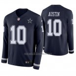 Camiseta NFL Therma Manga Larga Dallas Cowboys Tavon Austin Azul