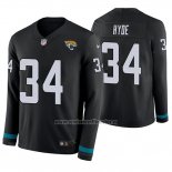 Camiseta NFL Therma Manga Larga Jacksonville Jaguars Carlos Hyde Negro