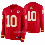 Camiseta NFL Therma Manga Larga Kansas City Chiefs Tyreek Hill Rojo