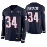 Camiseta NFL Therma Manga Larga New England Patriots Rex Burkhead Azul