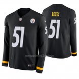 Camiseta NFL Therma Manga Larga Pittsburgh Steelers Jon Bostic Negro