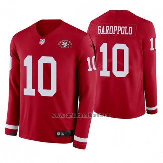 Camiseta NFL Therma Manga Larga San Francisco 49ers Jimmy Garoppolo Rojo