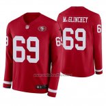 Camiseta NFL Therma Manga Larga San Francisco 49ers Mike Mcglinchey Rojo