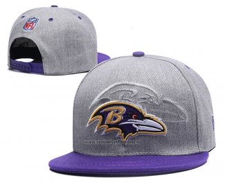 Gorra Baltimore Ravens Gris Violeta