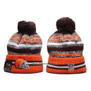 Gorro Beanie Cleveland Browns Marron Naranja