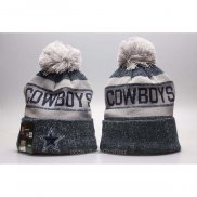 Gorro Beanie Dallas Cowboys Gris Azul3