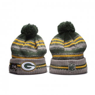 Gorro Beanie Green Bay Packers Gris Verde