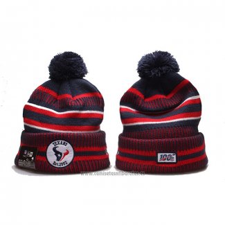 Gorro Beanie Houston Texans 100th Rojo