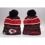 Gorro Beanie Kansas City Chiefs Negro Rojo