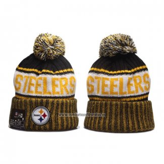 Gorro Beanie Pittsburgh Steelers Amarillo Blanco