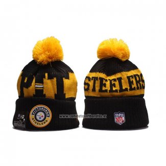 Gorro Beanie Pittsburgh Steelers Negro Amarillo