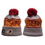 Gorro Beanie Washington Commanders Gris Rojo Amarillo